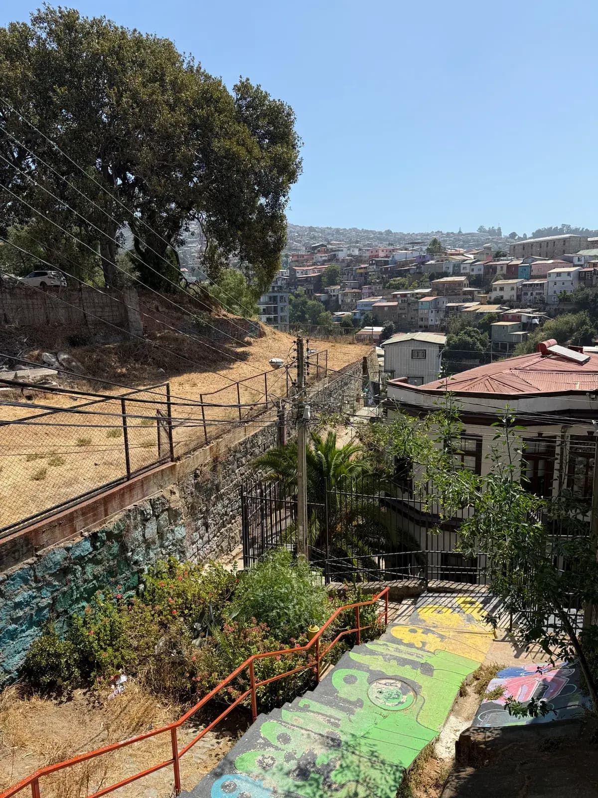 Vida local en los cerros de Valparaíso